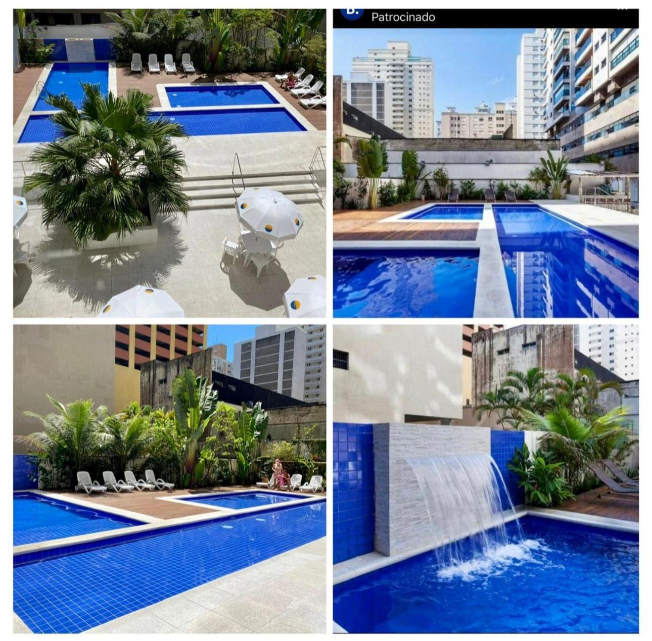 Capitania Varam Apartamento-Flat Com Piscina E Vista Mar Guaruja Pitangueiras Buitenkant foto